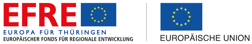 EFRE Logo und Europäische Union Logo